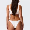 Brazilian Mini Bikini Bottom – White Brazilian Mini Bikini Bottom – White