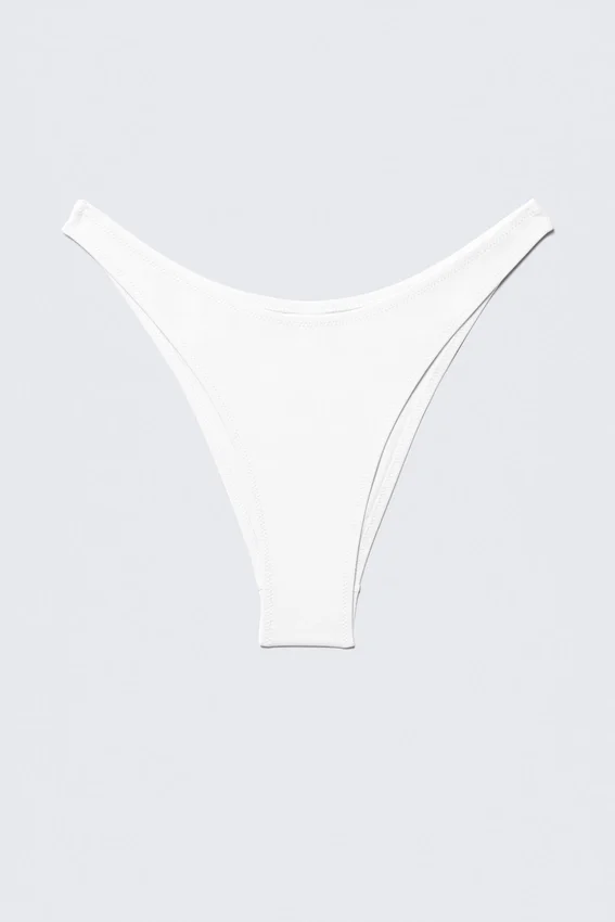 Brazilian Mini Bikini Bottom – White Brazilian Mini Bikini Bottom – White