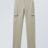 Brenda Slim Cargo Trousers – Beige Brenda Slim Cargo Trousers – Beige