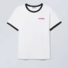 Buck Graphic Ringer T-Shirt – White – Destination Logo Buck Graphic Ringer T-Shirt – White – Destination Logo