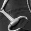 Buckle-Handle Faux Leather Hand Bag – Black Buckle-Handle Faux Leather Hand Bag – Black