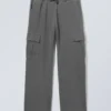 Cargo Jersey Trousers – Washed Black Cargo Jersey Trousers – Washed Black
