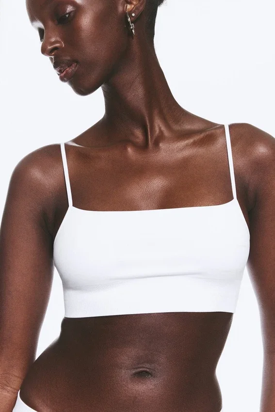 Cat Soft Bralette – White Cat Soft Bralette – White