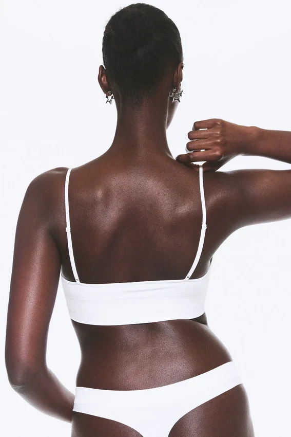Cat Soft Bralette – White Cat Soft Bralette – White