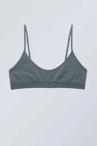 Cat Soft Scooped Bra – Dark Turquoise