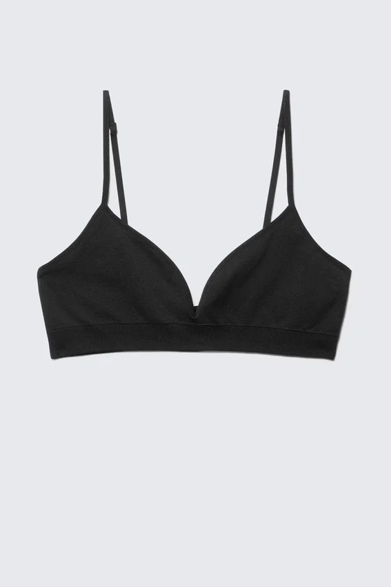 Cat Soft Seamless Triangle Bra – Black Cat Soft Seamless Triangle Bra – Black