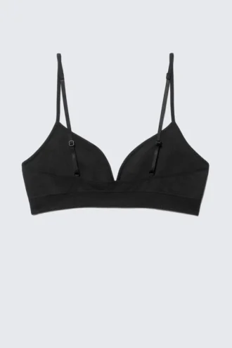 Cat Soft Seamless Triangle Bra – Black
