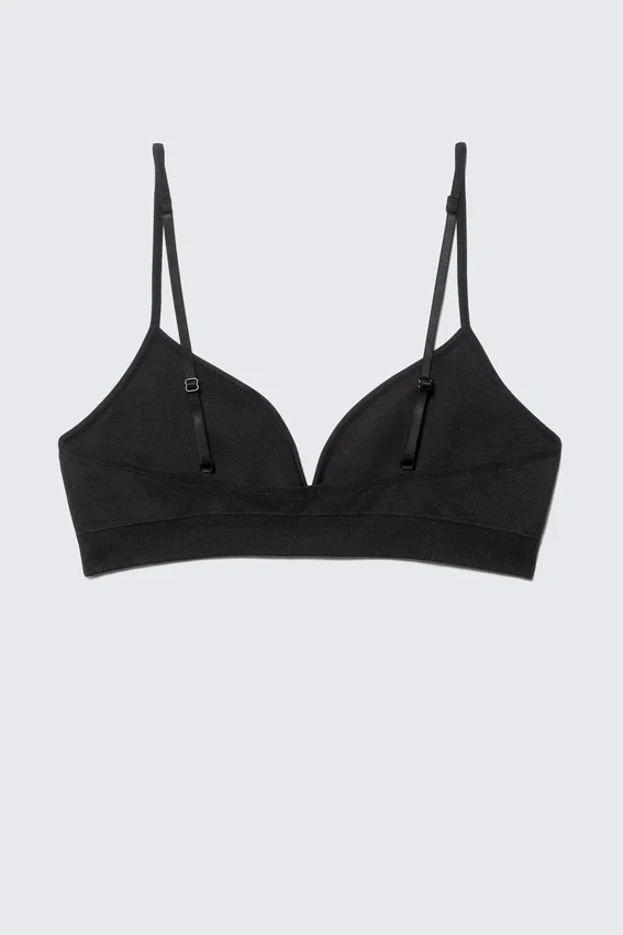Cat Soft Seamless Triangle Bra – Black Cat Soft Seamless Triangle Bra – Black