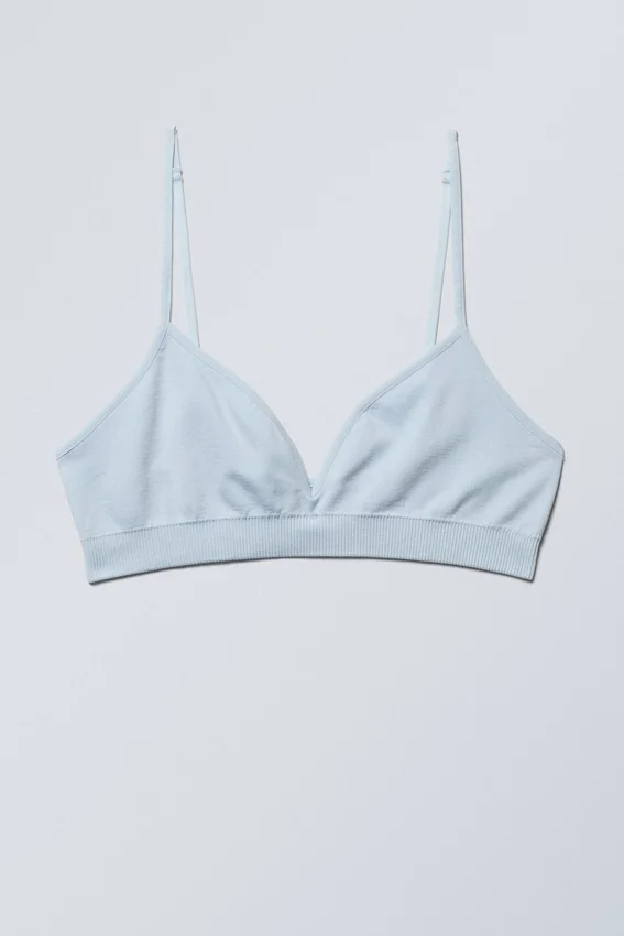 Cat Soft Seamless Triangle Bra – Light Blue Cat Soft Seamless Triangle Bra – Light Blue