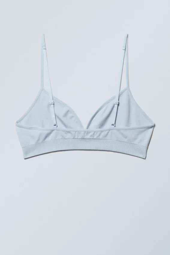 Cat Soft Seamless Triangle Bra – Light Blue Cat Soft Seamless Triangle Bra – Light Blue