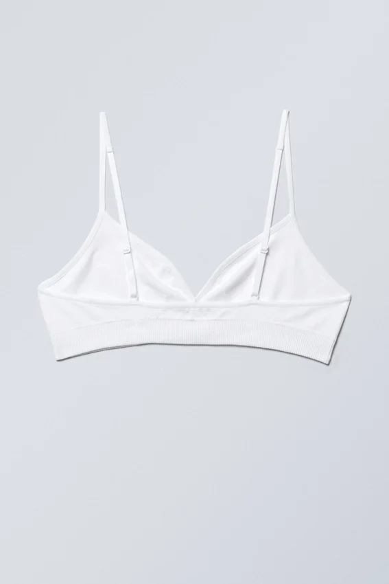 Cat Soft Seamless Triangle Bra – White Cat Soft Seamless Triangle Bra – White