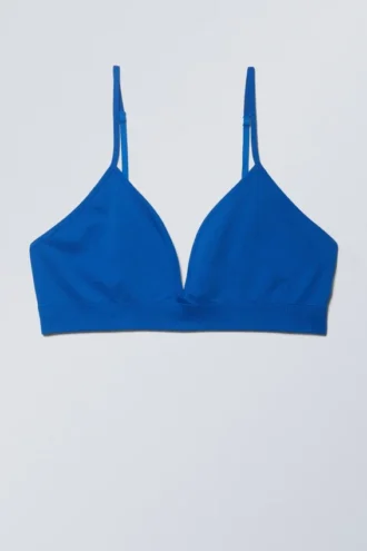 Cat Soft Triangle Bra – Blue