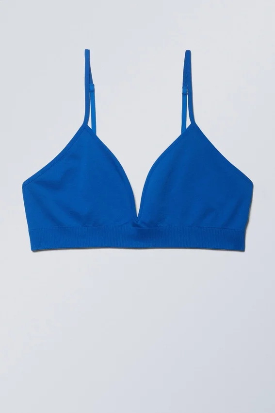 Cat Soft Triangle Bra – Blue Cat Soft Triangle Bra – Blue
