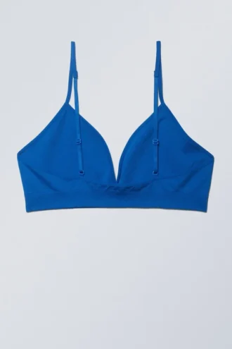 Cat Soft Triangle Bra – Blue