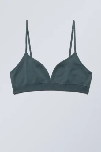 Cat Soft Triangle Bra – Dark Turquoise