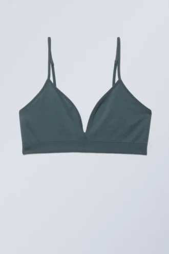 Cat Soft Triangle Bra – Teal