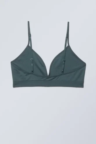 Cat Soft Triangle Bra – Teal