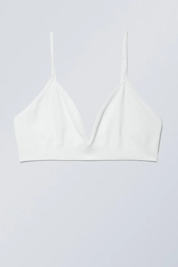 Cat Soft Triangle Bra – White Cat Soft Triangle Bra – White
