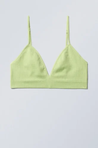 Cat Triangle Bra – Light Green