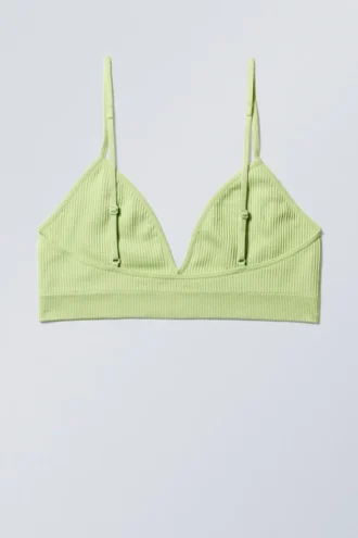 Cat Triangle Bra – Light Green