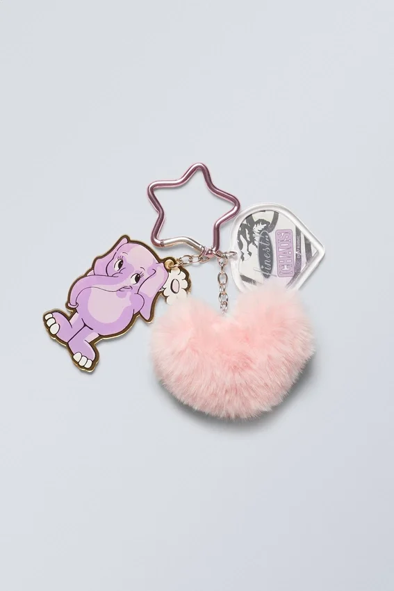Charm Keychain – Pink – Elephant | Cheap Monday Gb Charm Keychain – Pink – Elephant | Cheap Monday Gb