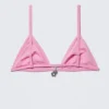 Charm Triangle Bikini Top – Light Pink Charm Triangle Bikini Top – Light Pink