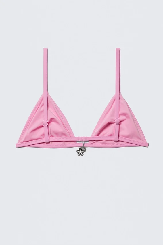Charm Triangle Bikini Top – Light Pink Charm Triangle Bikini Top – Light Pink