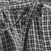 Checked Loose Cotton Trousers – Black & White Check Checked Loose Cotton Trousers – Black & White Check