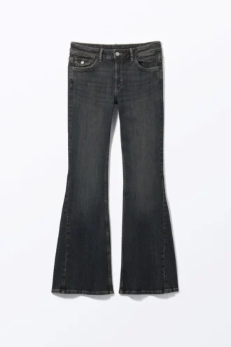 Cheri Low Waist Flared Jeans – Desert Blue Cheri Low Waist Flared Jeans – Desert Blue