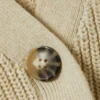 Chunky Cropped Cardigan – Beige Chunky Cropped Cardigan – Beige