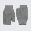 Chunky Fingerless Knitted Mittens – Stone Grey Chunky Fingerless Knitted Mittens – Stone Grey