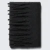 Chunky Fringed Scarf – Black Chunky Fringed Scarf – Black