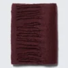 Chunky Fringed Scarf – Burgundy Chunky Fringed Scarf – Burgundy
