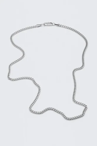 Classic Chain Necklace – Silver-Coloured