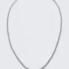 Classic Chain Necklace – Silver-Coloured Classic Chain Necklace – Silver-Coloured