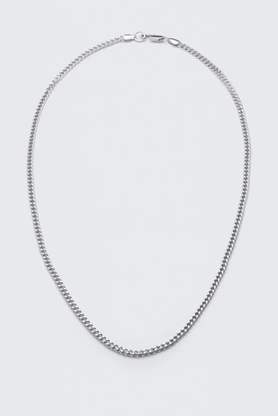 Classic Chain Necklace – Silver-Coloured Classic Chain Necklace – Silver-Coloured
