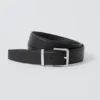 Classic Faux Leather Belt – Black Classic Faux Leather Belt – Black