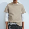 Classic Fit T-Shirt – Light Beige Classic Fit T-Shirt – Light Beige