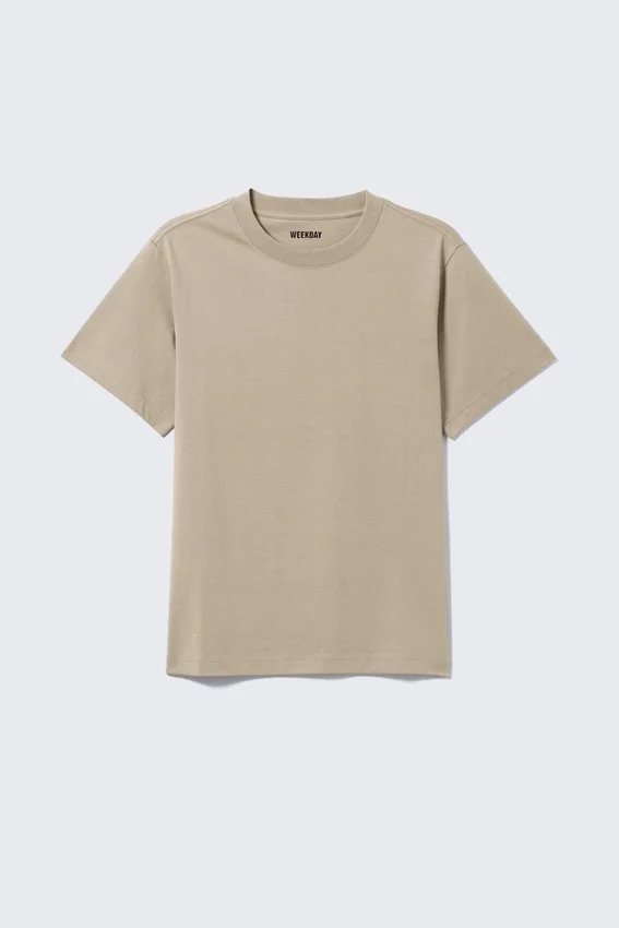 Classic Fit T-Shirt – Light Beige Classic Fit T-Shirt – Light Beige