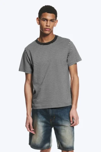 Classic Fit T-Shirt – Striped Grey