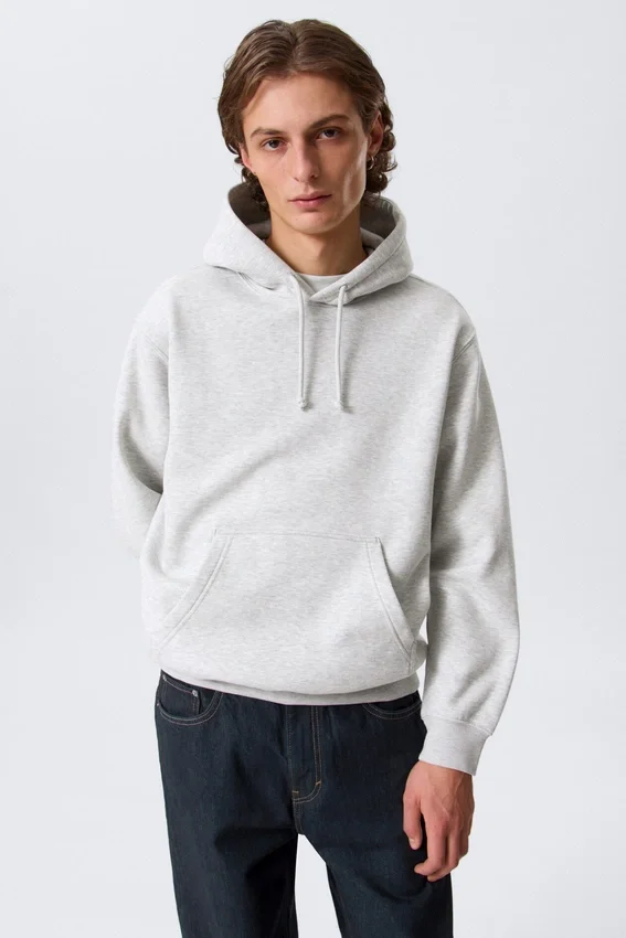 Classic Hoodie – Grey Melange Classic Hoodie – Grey Melange
