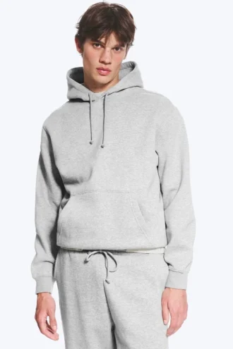 Classic Hoodie – Light Dusty Grey Melange
