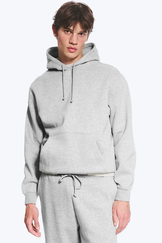 Classic Hoodie – Light Dusty Grey Melange Classic Hoodie – Light Dusty Grey Melange