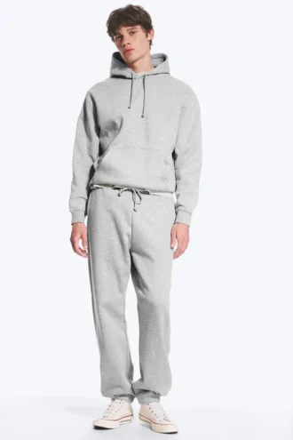 Classic Hoodie – Light Dusty Grey Melange