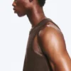 Classic Ribbed Tank Top – Dark Brown Classic Ribbed Tank Top – Dark Brown
