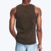 Classic Ribbed Tank Top – Dark Brown Classic Ribbed Tank Top – Dark Brown