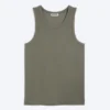 Classic Ribbed Tank Top – Light Dusty Khaki Green Classic Ribbed Tank Top – Light Dusty Khaki Green