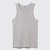 Classic Ribbed Tank Top – Light Grey Classic Ribbed Tank Top – Light Grey