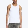 Classic Ribbed Tank Top – White Classic Ribbed Tank Top – White
