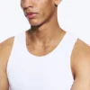 Classic Ribbed Tank Top – White Classic Ribbed Tank Top – White